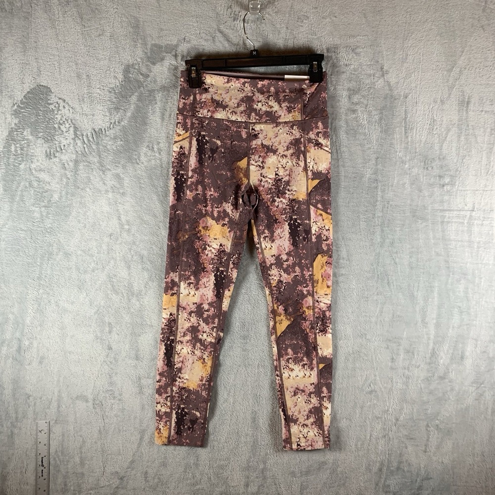 Calvin Klein Women's S Leggings M High‎ Waist 7/8 Ankle Pockets Performance Pink